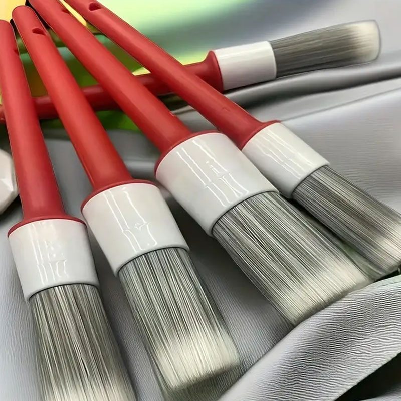 Interior Detailing Kit - 3PCS Interior Detail Brush Boar Hair