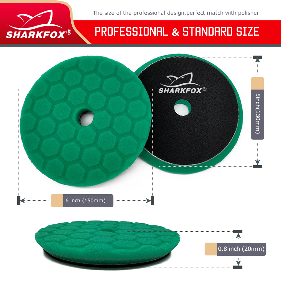 Sharkfox 5 pieces/set 5 Inch(1 - Polish Pad Set Buffer review and price