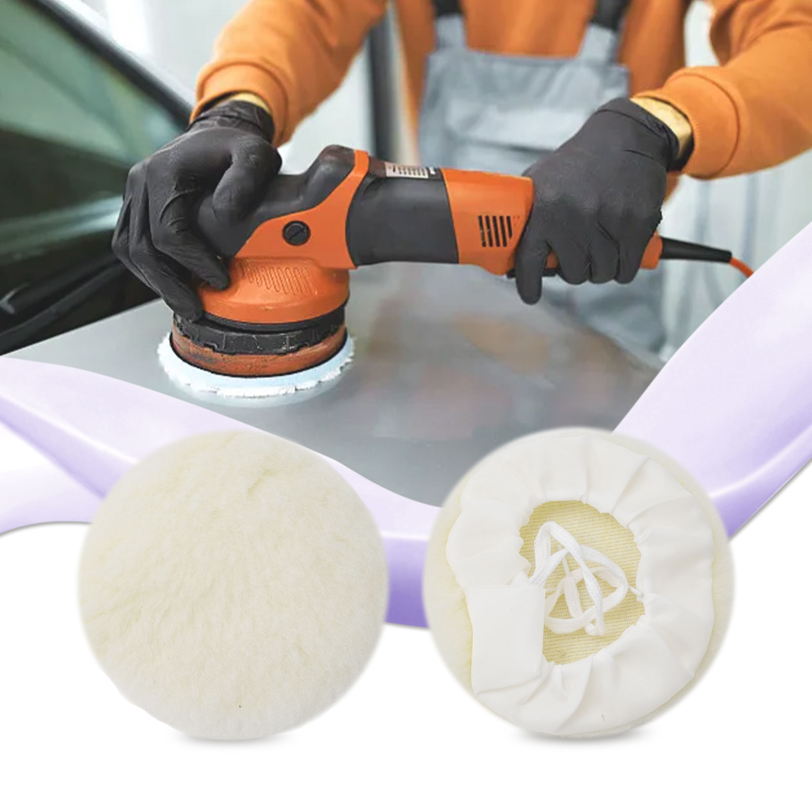 Set Buffing Pads 125mm Buffer  - Polish Pad Set Buffer review and price