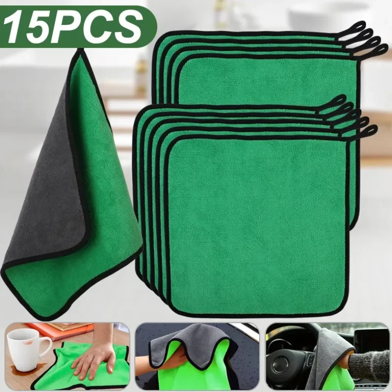 5/15pcs Microfiber Cleaning To - Microfiber Towel Detailing review and price